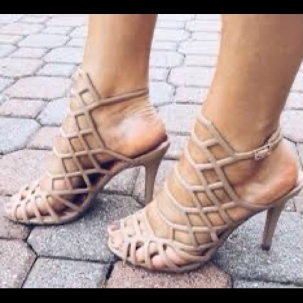 Mossimo Caged Heel Strappy Gladiator Pumps